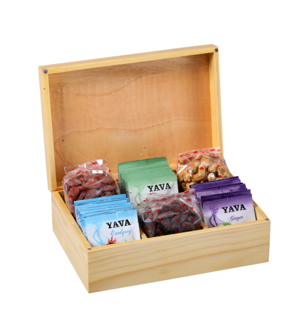 wooden tea box